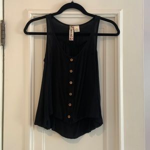 Urban Outfitters Cotton Button Down Tank Top